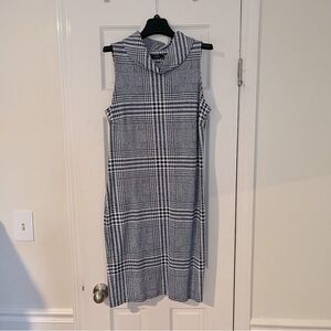 J. McLaughlin plaid shift dress